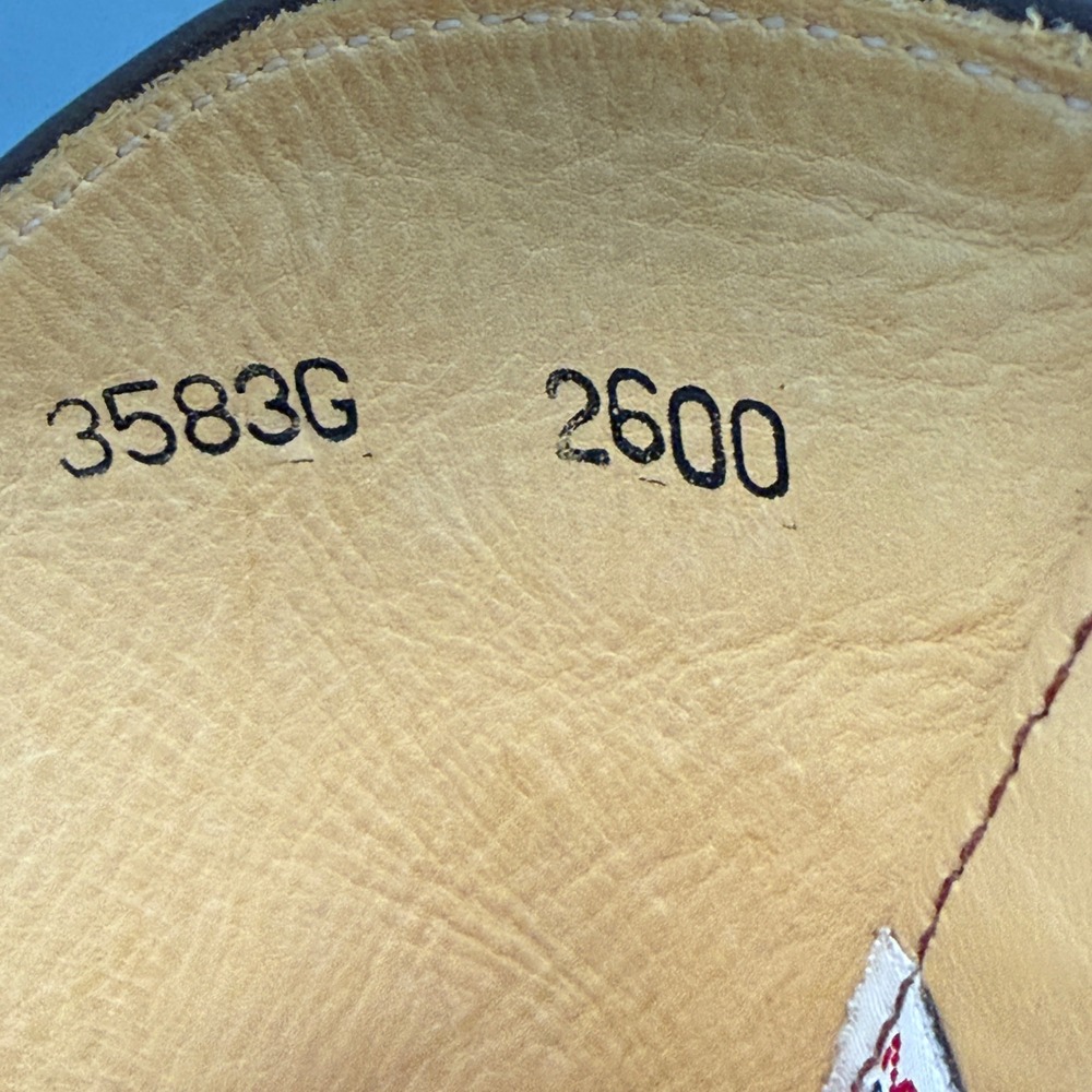 Vtg Logan Boot Co Cowboy Boots‎ Coastal Cowgirl Western Leather USA Women 6B - Picture 4 of 13